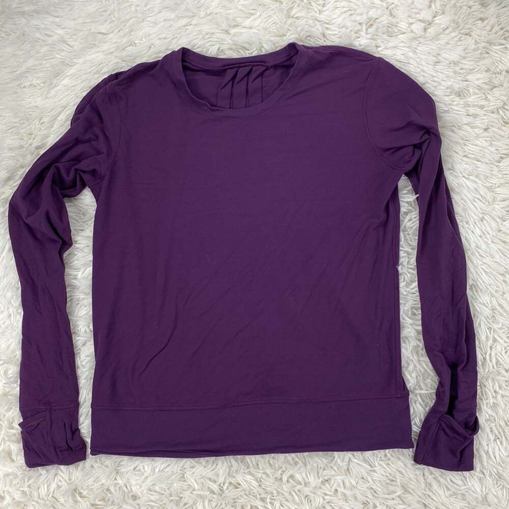 Lululemon Rush Hour Long Sleeve Darkest Magenta
